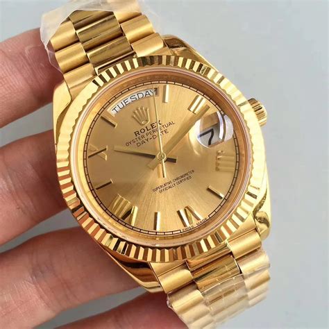 rolex day date ii gold replica|rolex datejust copies.